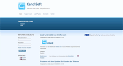 Desktop Screenshot of candisoft.com