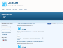 Tablet Screenshot of candisoft.com